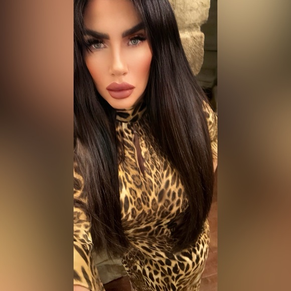 Leopard print dress medium - Picture 4 of 4